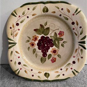 Certified International La Toscana 12" square Plate Designed by Pamela Gladding